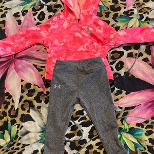 Under Armour hoodie and leggings set